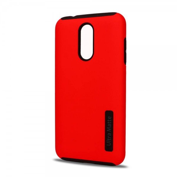 Wholesale LG K40 / K12 Plus / X4 (2019) Ultra Matte Armor Hybrid Case (Red)